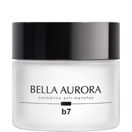 Bella Aurora B7 Cuidado Anti-Manchas Diario Spf 15 Piel Normal-Seca Crema de día antimanchas reduce arrugas y líneas de expresión con ácido hialurónico y algas rojas 50 ml
