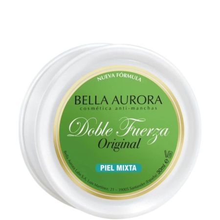 Bella Aurora Doble Fuerza Original Con B-Core Piel Mixta Crema de día antimanchas aclara e ilumina el cutis de manera progresiva 30 ml