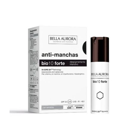 Bella Aurora Anti-Manchas Bio10 Forte Spf 20 Piel Sensible Crema de día antimanchas despigmentante intensiva 30 ml