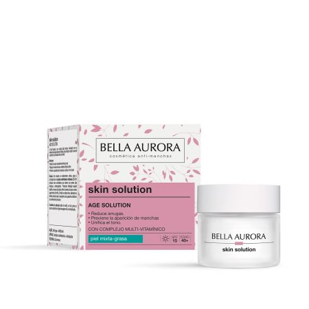 Bella Aurora Skin Solution Age Solution Spf 15 Crema de día antiarrugas reafirmante con complejo multivitamínico 50 ml