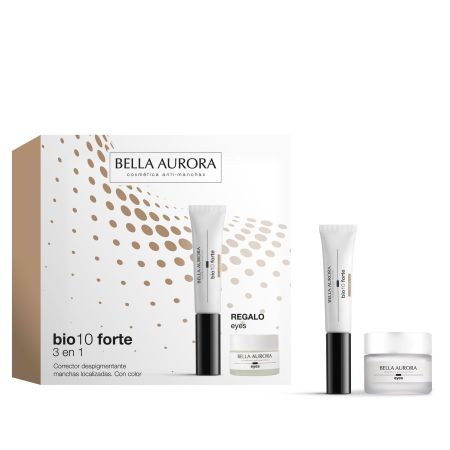 Bella Aurora Bio10 Forte Despigmentante Intensivo + Contorno Ojos Estuche Pack regalo para cuidado facial antimanchas