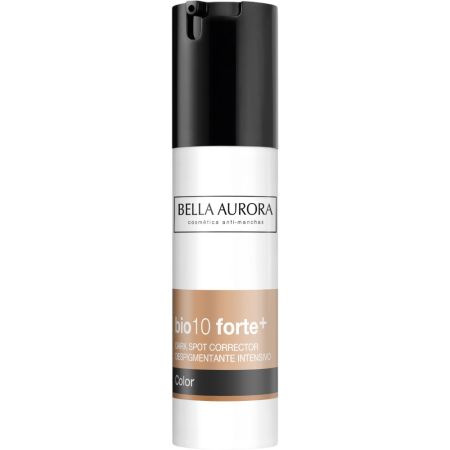 Bella Aurora Bio10 Forte+ Color Sérum Despigmentante Intensivo Sérum intensivo sedoso elimina manchas y unifica el tono gracias a los pigmentos de color icroencapsulados 30 ml