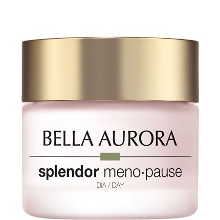 Bella Aurora Splendor Meno-Pause Día Crema Reafirmante Revitalizante Crema de día antiedad y antimanchas corrige los efectos de menopausia ofreciendo luminosidad y firmeza 50 ml