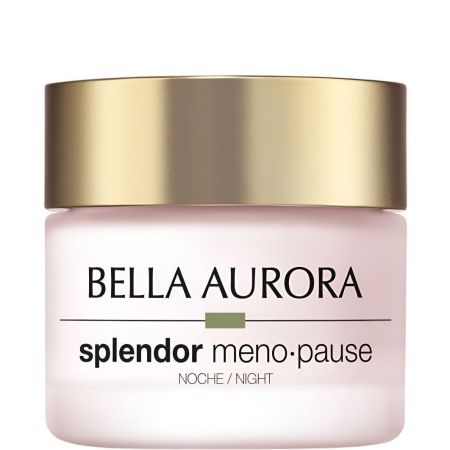 Bella Aurora Splendor Meno-Pause Noche Crema Antiedad Correctora Crema de noche antiedad y antimanchas corrige los efectos de menopausia ofreciendo densidad y firmeza 50 ml