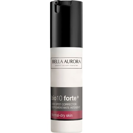 Bella Aurora Bio10 Forte+ Despigmentante Intensivo Piel Normal-Seca Sérum despigmentante intensivo de textura ultraligera elimina manchas oscuras ofreciendo luminosidad 30 ml