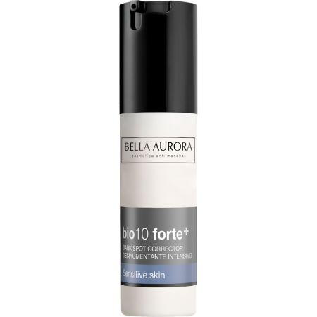 Bella Aurora Bio10 Forte+ Despigmentante Intensivo Piel Sensible Sérum despigmentante intensivo de textura ultraligera elimina manchas oscuras ofreciendo luminosidad 30 ml