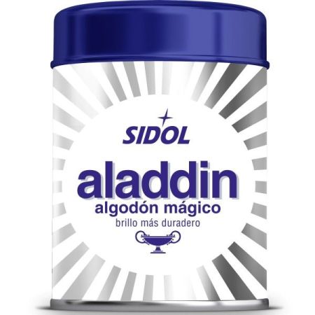 Aladdin Sidol Algodón Mágico Limpiador abrillantador de plata y metales 75 gr