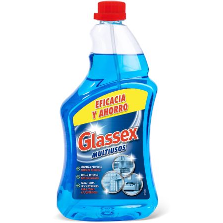 Glassex Multiusos Recambio Multiusos limpia en profundidad brillo intenso en múltiples superficies y cristales 750 ml