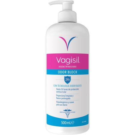 Vagisil Gel De Higiene Íntima Odor Block Gel de higiene íntima 4 horas de protección contra el olor 500 ml