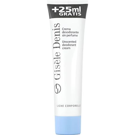 Gisele Denis Crema Desodorante Formato Especial Desodorante en crema sin perfume acción antitranspirante antiolor e hidratante 100 ml