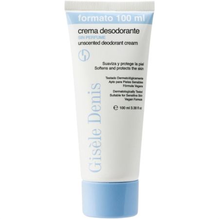 Gisele Denis Crema Desodorante Desodorante en crema sin perfume acción antitranspirante antiolor e hidratante 100 ml