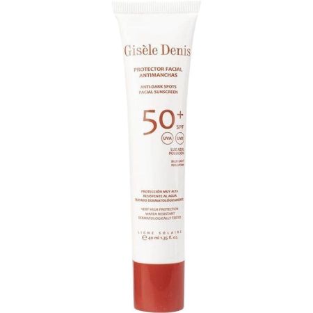 Gisele Denis Antimanchas Protector Facial Spf 50+ Protector facial resistente al agua hidrata y previene la aparición de manchas causadas por el sol 40 ml