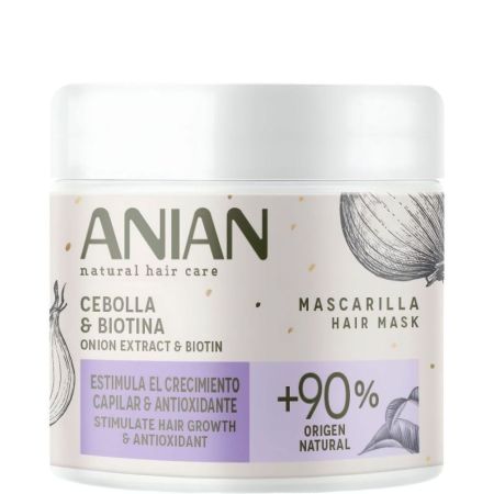 Anian Cebolla & Biotina Mascarilla Mascarilla estimula el crecimiento y fortalece el cabello evitando la rotura 350 ml