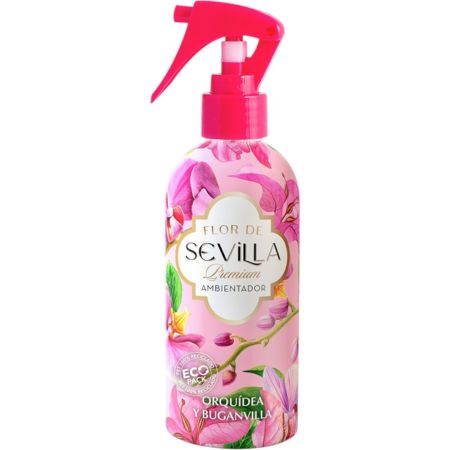 Agerul Flor De Sevilla Premium Orquídea Y Buganvilla Ambientador Ambientador para hogar ofrece aroma floral sofisticado y envolvente de larga duración 250 ml