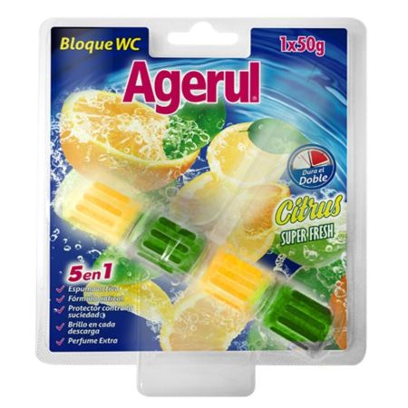 Agerul Colgador Wc Citrus Super Fresh 5 En 1 Colgador wc neutralizador de olores ofrece limpieza frescor y fragancia