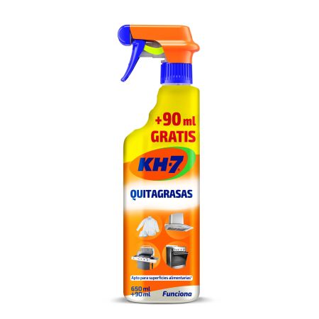 Kh-7 Quitagrasas Formato Especial Quitagrasas máxima efectividad contra las manchas y la suciedad 650+90 ml