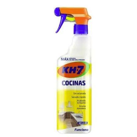 Kh-7 Desinfectante Cocinas Limpiador y desinfectante para uso diario acabado brillante y aroma duradero 750 ml