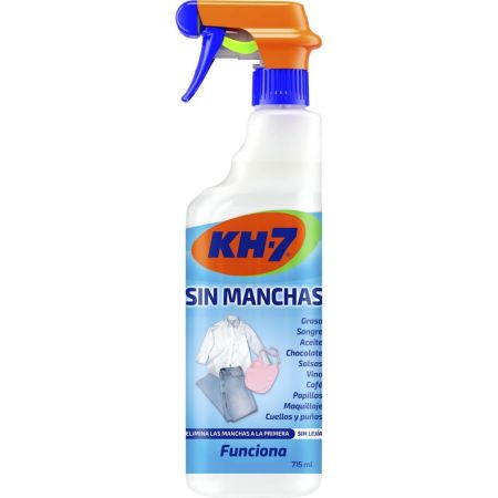 Kh-7 Quitamanchas Sin Manchas Quitamanchas sin lejía elimina las manchas a la primera para ropa blanca y de color 715 ml