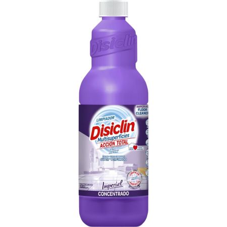 Disiclin Imperial Acción Total Limpiador Limpiador concentrado superperfumado limpia y abrillanta dejándolo todo reluciente 1000 ml