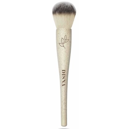 Disna Brocha De Maquillaje En Polvo De Pelo Sintético Brocha de maquillaje para polvos compactos bronceadores o sueltos de pelo sintético y diseño ergonómico