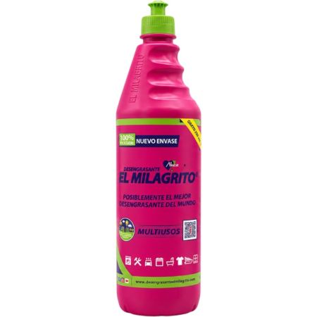El Milagrito Desengrasante Multiusos Desengrasante multiusos poder quitamanchas tanto en tejidos como en superficies 1000 ml