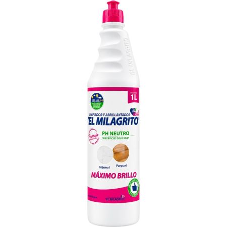 El Milagrito Limpiador Y Abrillantador Limpiador y abrillantador elimina eficazmente suciedad y manchas sin dejar residuos 1000 ml