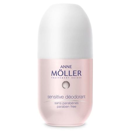 Anne Möller Sensitive Déodorant Roll-On Desodorante equilibra la transpiración excesiva con total suavidad sin alcohol 75 ml