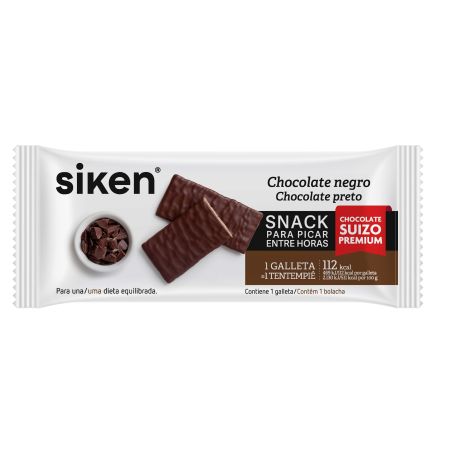 Siken Snack Para Picar Entre Horas Chocolate Negro Galleta con chocolate negro suizo para picar entre horas