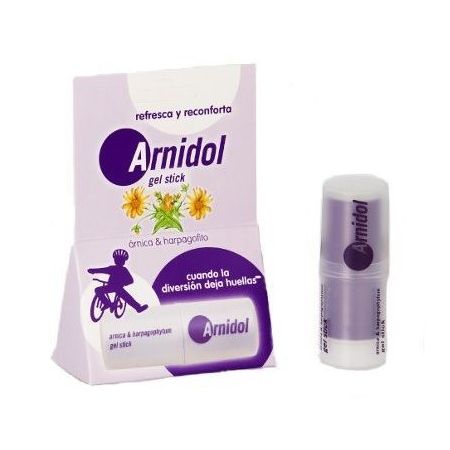 Arnidol Gel Stick Árnica & Harpagofito Stick con propiedades antiinflamatorias para aplicar tras las caídas y golpes infantiles