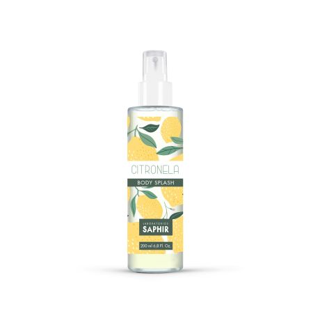 Saphir Citronela Body Splash Repelente corporal natural de insectos especialmente mosquitos con aroma 200 ml