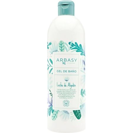 Arbasy Leche De Algodón Gel De Baño Gel de ducha limpia en suavidad con aromas naturales 750 ml