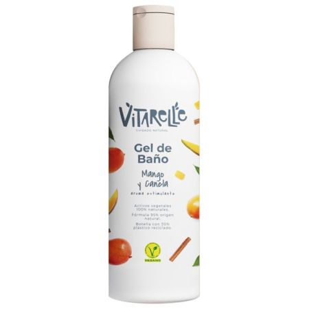 Vitarelle Mango Y Canela Gel De Baño Gel de ducha vegano con aroma estimulante 750 ml