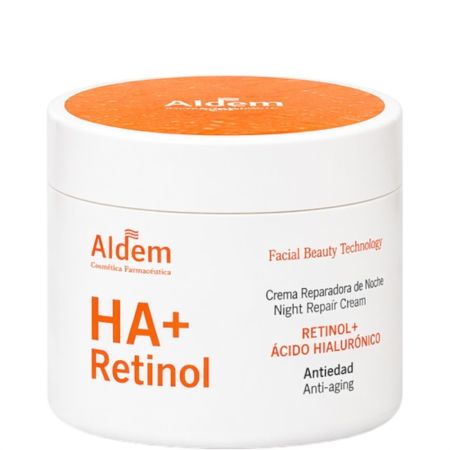 Aldem Ha+ Retinol Crema Reparadora De Noche Crema de noche antiedad reduce líneas de expresión y arrugas piel suave y sedosa 50 ml