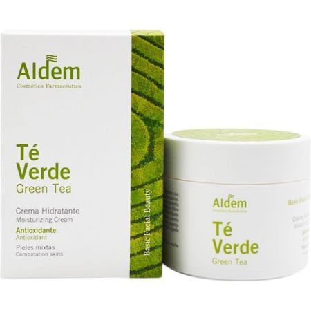 Aldem Té Verde Crema Hidratante Crema antioxidante ilumina y combate el envejecimiento prematuro piel suave y uniforme 50 ml