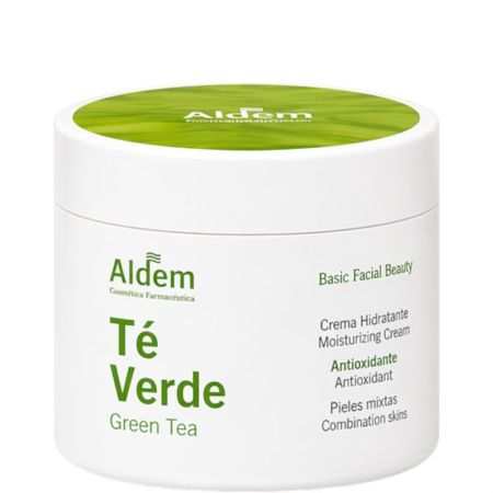 Aldem Té Verde Crema Hidratante Crema antioxidante ilumina y combate el envejecimiento prematuro piel suave y uniforme 50 ml