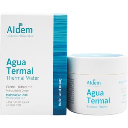 Aldem Agua Termal Crema Hidratante Crema restaura la luminosidad para sensación de calma y frescor 24 horas 50 ml