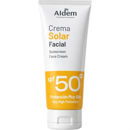 Aldem Crema Solar Facial Spf 50+ Crema antioxidante perfeccionadora e hidratante acabado uniforme y luminoso 50 ml