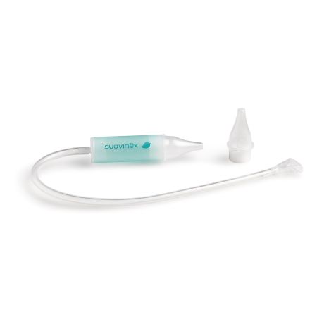 Suavinex Aspirador Nasal Anatómico +0m Aspirador nasal previene la obstrucción de mucosidades 10 uds
