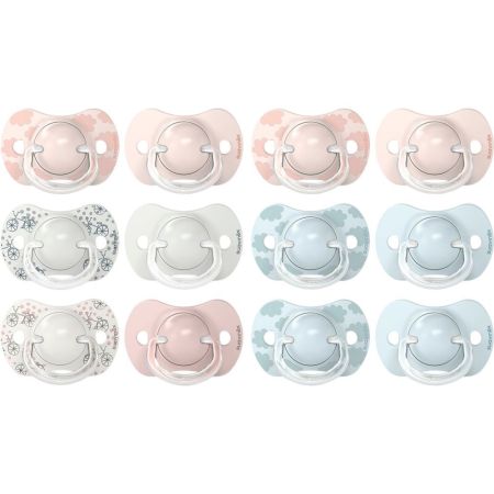 Suavinex Chupete Sx Pro 0-6m Silicone Chupete fisiológico reversible ayuda a respetar el desarrollo bucodental 2 uds