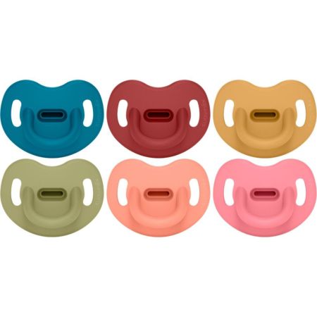 Suavinex Chupete Selection Tetina Anatómica Sx Pro 6-18m Silicone Chupete de silicona reversible con cuello más fino y ancho minimiza la adhesión de pelusas y partículas de suciedad 1 ud