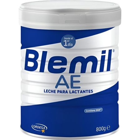 Blemil Ae Leche Para Lactantes Leche en polvo satisface completamente las necesidades nutricionales desde el nacimiento hasta 6º mes 800 gr