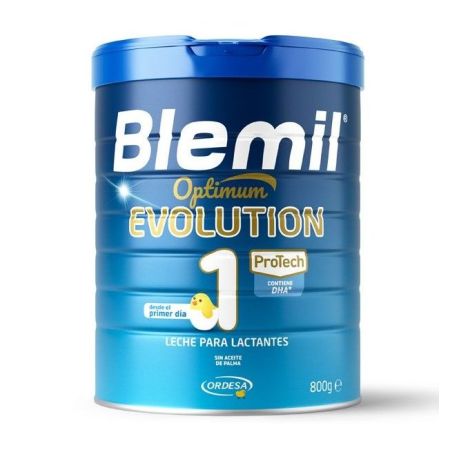 Blemil Plus Optimum Evolution 1 Protech Leche Para Lactantes Leche en polvo desde el nacimiento hasta los 6 meses 800 gr
