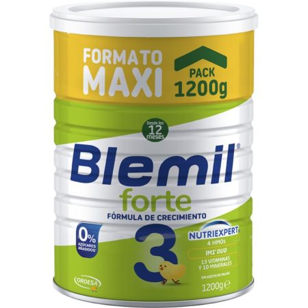 Blemil Forte 3 Preparado Leche De Crecimiento Leche en polvo con fuente importante de nutrientes a partir de los 12 meses 1200 gr
