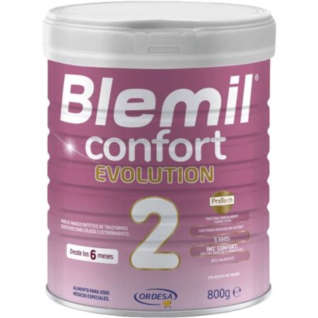 Blemil Confort Evolution 2 Leche De Continuación Leche en polvo para cólicos estreñimiento y otros trastornos a partir de los 6 meses 800 gr