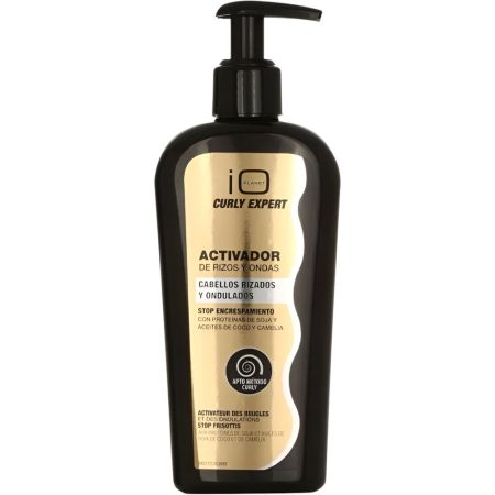 Io Planet Curly Expert Activador De Rizos Y Ondas Activador de rizos y ondas antiencrespamiento suave fijación brillo y flexibilidad para cabello rizado y ondulado 250 ml