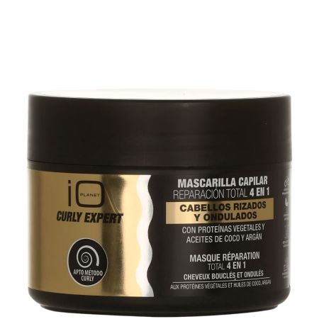 Io Planet Curly Expert Mascarilla Capilar 4 En 1 Mascarilla reparación total antiencrespamiento cabelllos rizados y ondulados 300 ml