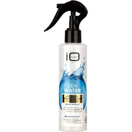 Io Planet Sea Water Agua De Peinado Con Fijación Agua de peinado antiencrespamiento con limón y extracto de algas 200 ml