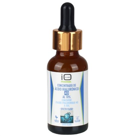 Io Planet Pharma Concentrado De Ácido Hialurónico 4d Al 10% Tratamiento facial de hidratación profunda de rápida absorción y efecto tensor inmediato 30 ml