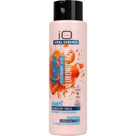 Io Planet Vital Essence Champú Hidratación Y Brillo Champú con vitamina c y ácido hialurónico aporta hidratación y brillo 500 ml