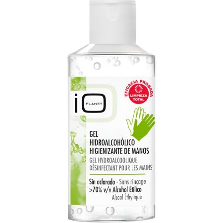 Io Planet Gel Hidroalcohólico Higienizante De Manos Gel hidroalcohólico de manos sin aclarado para una limpieza eficaz y rápida 50 ml